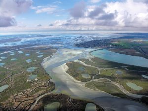 vue  baie crotoy avion