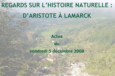 Regards sur l'histoire naturelle d'Aristote à Lamarck
